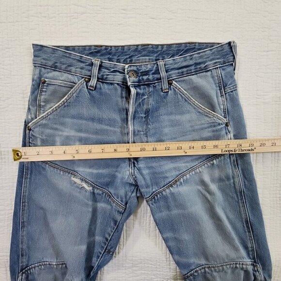 G Star Raw Men's Jeans Size 32x28 Reinforced Crotch and Knees EUC Streetwear - Picture 5 of 15